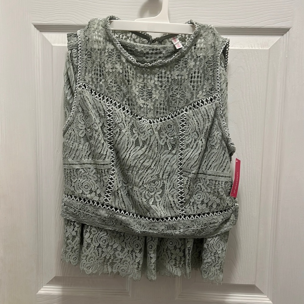 Two piece lace skirt and top